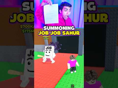 SUMMONING JOB JOB JOB SAHUR STEAL A BRAINROT 😭