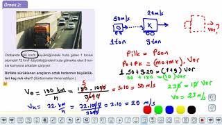 Eğitim Vadisi 11.Sınıf Fizik 12.Föy İtme ve Çizgisel Momentum 1 Konu Anlatım Videoları
