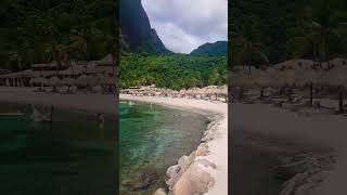 Beautiful Sugar Beach Resort ⛱️....  St. Lucia 🇱🇨 #Vacation #stlucia #nature #motivation #shorts