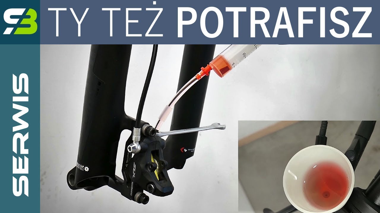 Hamulce Shimano Deore, SLX, XT, XTR. Jak odpowietrzyć i czego unikać.