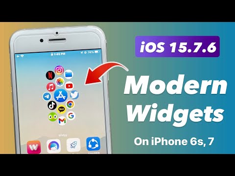 iOS 15.7.6 New Modern Widgets on iPhone 6s, 7, 7+ || iOS 15.7.6 New Features