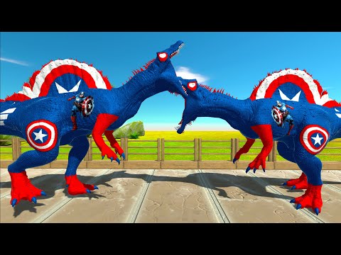 CAPTAIN AMERICA OASIS DEATH RUN - Animal Revolt Battle Simulator