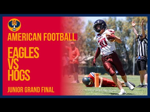 American Football | Hogs vs Eagles | Junior Grand Final