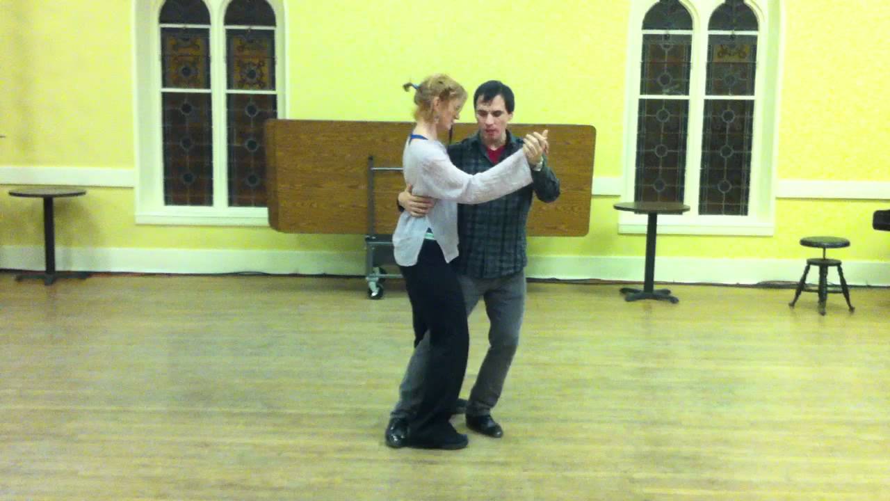 Diego Blanco Teaching tango in Albany Advance class .MOV