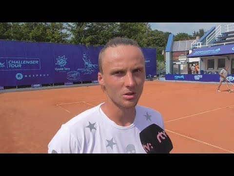 Poprad-Tatry Challenger 2018: 2R, interview, Jozef KOVALÍK (SVK) - Yang TSUNG-HUA (TPE) 6-2 7-5
