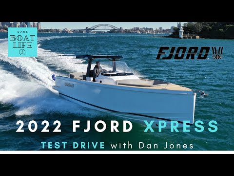 2022 Fjord 38 Xpress – TESTFAHRT in unruhigem Wasser mit Dan Jones