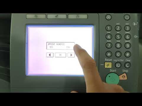 Canon ir 1730if | Set color density for print