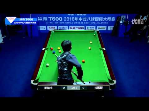 Wu Zhenyu VS Jorge Llanos - 2016 World Chinese 8 Ball Masters
