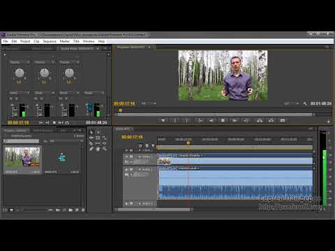 Редактирование аудио каналов внутри стерео дорожки в Adobe Premiere Pro