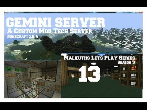 Modded MineCraft 1.6.4 Season 3: Episode 13 Messing With Carpenters Blocks