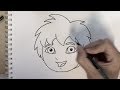 How To Draw Diego Go Diego Go Step By Step Things To Draw