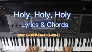 Holy, Holy, Holy Lord God of Host. Chords &amp; Lyrics  Holy Mass Songs.