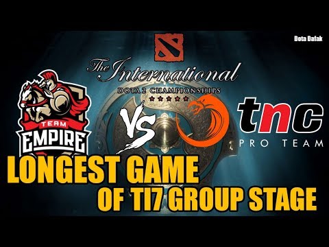 Longest GAME of TI7 Group Stage | Team Empire vs TNC Pro Team - Dota 2