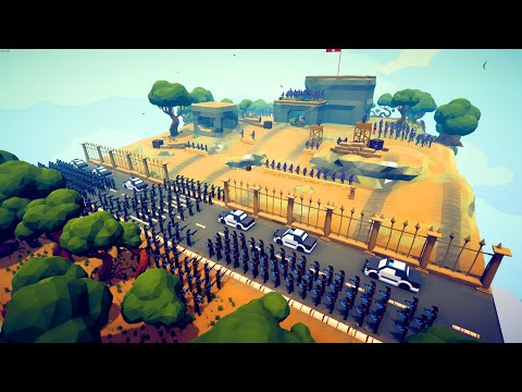 CAN 250x SWAT SAVE PRESIDENT? - Totally Accurate Battle Simulator TABS