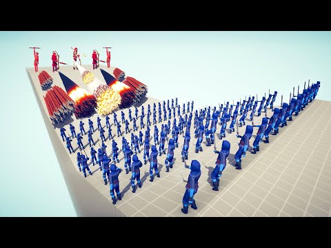 100x THIEVES vs 5x EVERY GOD - Totally Accurate Battle Simulator TABS