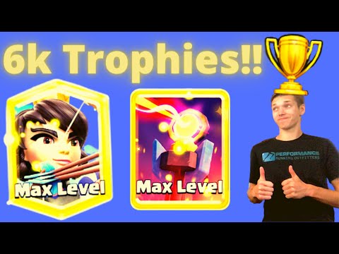 Classic Log Bait Gameplay at 6000 Trophies!! - LIVE Ladder Pushing in Clash Royale