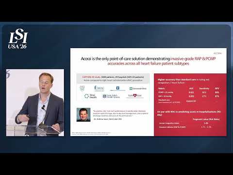 Filip Peters, Acorai - Non-invasive heart failure pressure monitoring | LSI USA '26