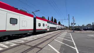 Stadler KISS Caltrain EMU #315 @ Redwood City - Centennial to SF