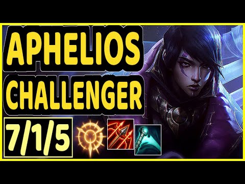 JUZINHO (APHELIOS) - 7/1/5 KDA CHALLENGER GAMEPLAY - BR