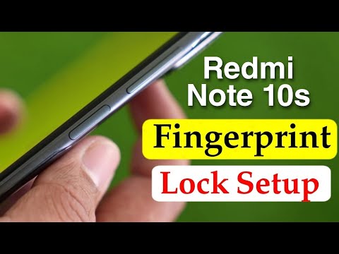 How to Set Fingerprint Lock in Redmi Note 10s | Redmi Note 10s Fingerprint Lock Settings