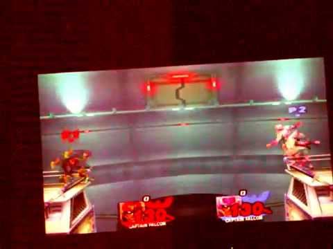 SSBB - What happens when Falcon Punches collide...IN THE AIR.