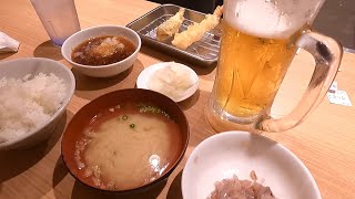 【福岡グルメ】いかの塩辛ファンも多い天麩羅処ひらお　揚げたて天ぷらをいただく