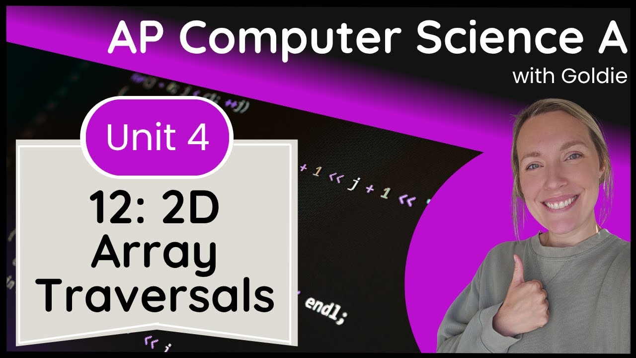 AP CSA Data Collections – 2D Array Traversals