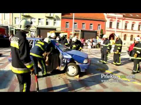 PGD Ormož in PGD Hardek - Prikaz reševanja ponesrečencev