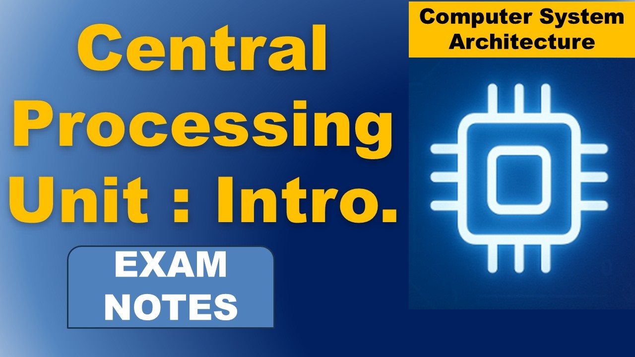 Central Processing Unit Complete | Understanding CU, ALU & Registers | Computer Architecture | BCA