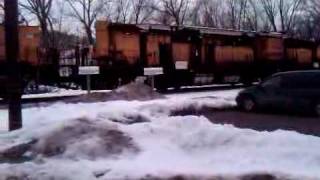 preview picture of video 'Loram train in Cheswick, PA'
