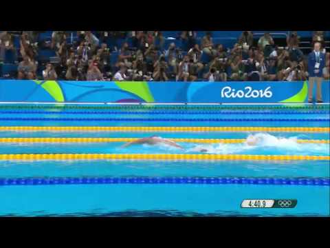 Men's 4x200m Freestyle Relay; Michael Phelps Grabs 21st Gold