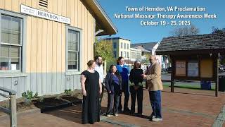 Around Our Town: Massage Therapy Proclamation - October 2025