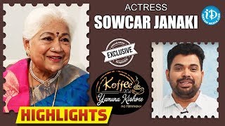 Actress Sowcar Janaki Interview – Highlights