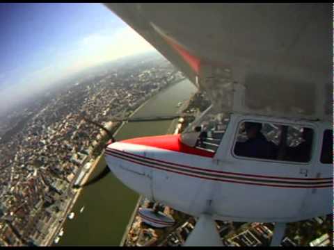 Flying over Budapest