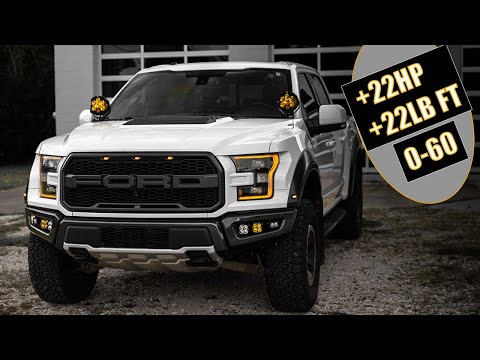 AFE TRACK SERIES intake Ford Raptor 0-60 test!!