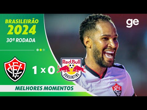 Gols e lances de Vitória x Red Bull Bragantino