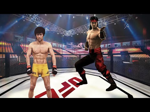 🐯UFC 4 |Bruce Lee vs. Liu kang MK  - Tiger Fight🐯