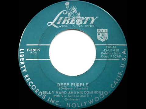 1957 HITS ARCHIVE: Deep Purple - Billy Ward & His Dominoes (Eugene Mumford, vocal)