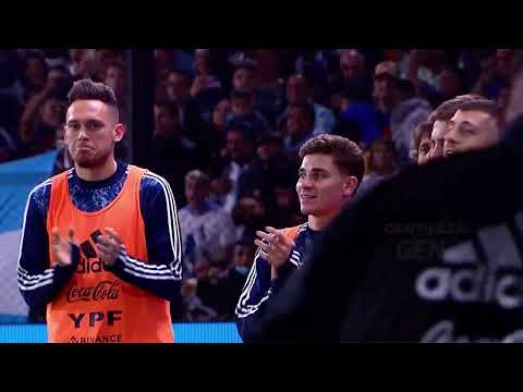 super classic match between argentina vs venezuela with the score 3-0 highlighst messi🔥