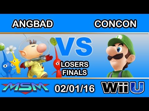 MSM 35 - 2Scoops | Angbad (Olimar) Vs. SCB | ConCon (Luigi) Winners Finals - Smash Wii U