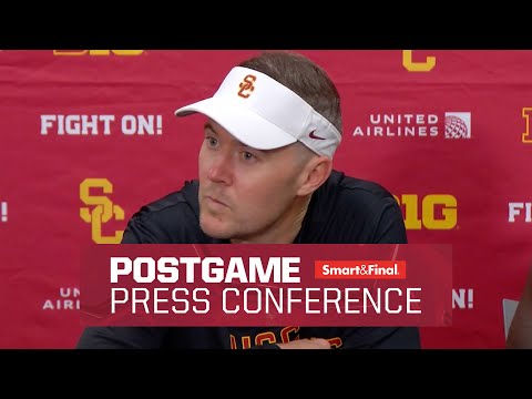 USC Football at No. 13 Notre Dame Postgame Press Conference | Trojans fall 34-24