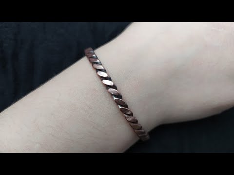 DIY: Copper Wire Bracelet Easy -Copper Projects