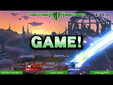 LH #57 Ike Tyson (Ike) vs Pitbull (Lucario, Charizard) Losers semis