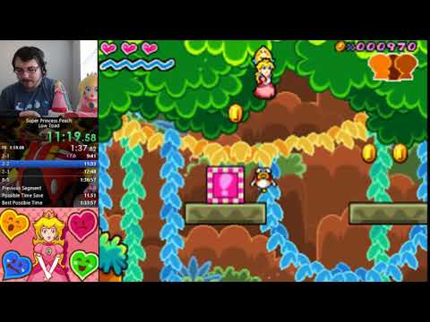 Super Princess Peach Low Toad in 1:34:28.