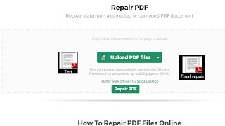 How to Repair Corrupted PDF File without any software Easy