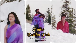 Download lagu Tujhe Dekha Toh Song | Full Screen Whatsapp Status | Shahrukh Khan | Kajol |▶SURYA CREATION| mp3