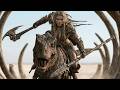 Primal Barbarians Epic Prehistoric Fantasy Battle Dinosaur Warriors 4K