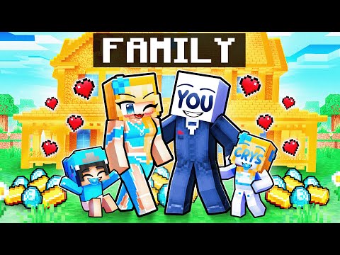 You Have A MILLIONAIRE Family in Minecraft!