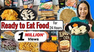 I Only Ate READY TO EAT Food for 24 Hours Food Challenge | Frozen Instant Food