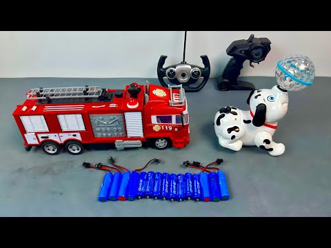 UNBOXING & TESTING FIRE RESCUE 119 RC 2.4GHZ, DOG PLAYBALL,ICE-CREAM CAR SHOP,EXCAVATOR​⁠@RCTypetv